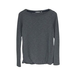 Athleta‎ Suri Bubble Long Sleeve Top XS Grey